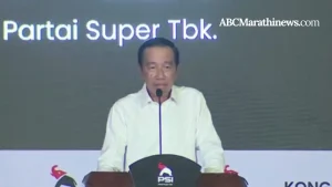 Pidato Joko Widodo di Kongres PSI 2025