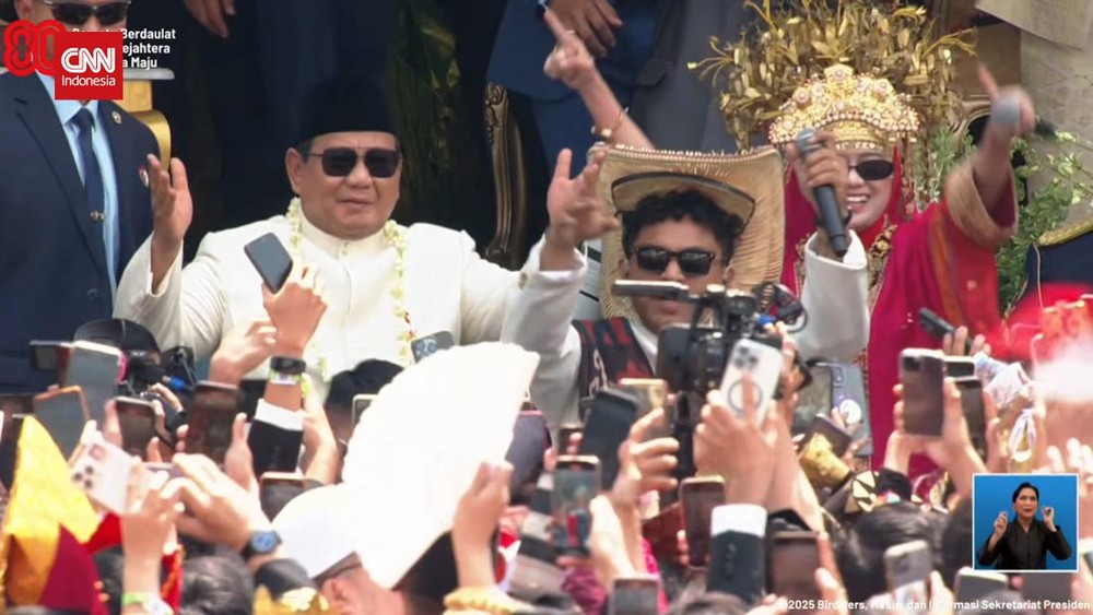 Prabowo Lepas Pawai Meriah di Monas Malam Ini!
