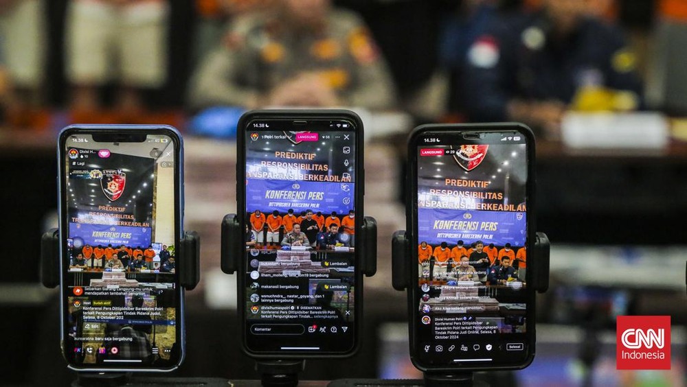 Judi Online Internasional Tumbang 20 Orang Diciduk