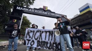 Mahasiswa Guncang Kodam Tuntut Keadilan Andrie Yunus