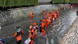 Pasukan Oranye Jakarta Berburu Predator Sungai